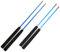 TOYANDONA 2 Paare Schwingen Sie die Stange Jonglier-Diabolo-Zubehör Diabolostab für Erwachsene Jonglierstab Diabolo Diabolo-Handstab Stick-Diabolo-Ersatz Fitness-Diabolo-Stick Kupfer Blau