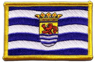 Flaggenfritze Flaggen Aufnäher Niederlande Zeeland Fahne Patch + gratis Aufkleber