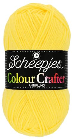 Scheepjes Colour Crafter 100g Yarn Ball | Acrylic DK Double Knit Wool | Soft & Anti-Pilling for Knitting, Crochet, Blankets & Amigurumi (1263 Leerdam)