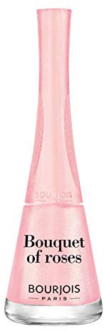 BOURJOIS - Vernis À Ongles 1 Seconde 13 Bouquet Of Roses - Séchage Rapide En 50 Secondes - Pinceau Panoramique Anti Débordement - Application Facile - Couleur Intense - 9 ml