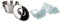IBILI 651618 - Flanero Con Tapa Y Cierre Inox 18 Cms + Bolsa Para Legumbres, Nailon, 37 X 5 Cm