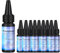 Frenshion 10PCS 30G UV Resin-Upgrade Resina UV de cristal de curado rápido, Pegamento UV Curado ultravioleta, Pegamento de resina activado por luz solar para la fabricación de joyas