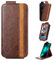 Phone Case iPhone 7 Plus / 8 Plus, Shockproof Slim Fit Premium Leather Wallet Folio Flip Cover with Stand Magnetic Closure TPU Silicone Gel Bumper Protective Case for iPhone 7 Plus / 8 Plus Brown