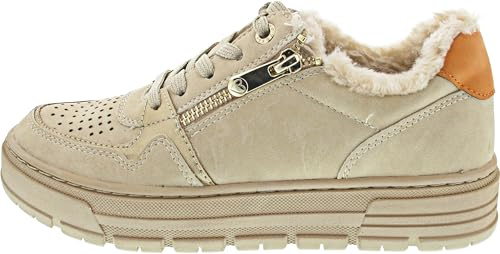 Marco Tozzi Damen Plateau Sneaker mit Schnürsenkeln Freizeit