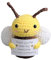Gungtj Crochet Bee Ornament, Animal, Cute Knitted Doll, Kids Birthday, Emotional Support Figure, Handcrafted Crochet Decor, Pickled Doll Decoration, Small Figure Decor, Whimsical Crochet