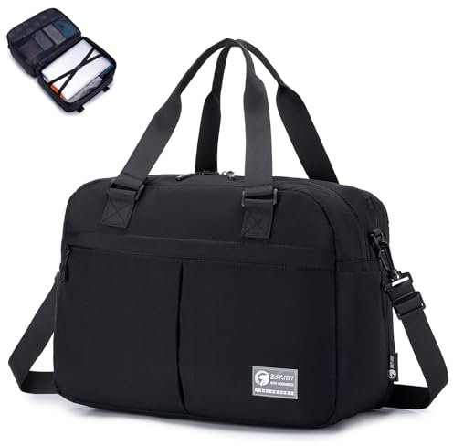 SPAHER Erweiterbar Reisetasche Handgepäck 40x30x15cm British Airways 40x30x25cm Eurowings Handgepäck Tasche Weekender Damen Sporttasche Kliniktasche Geburt Kabinentasche Travel Duffle Bag