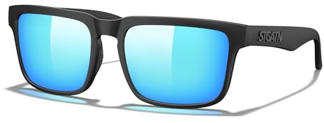 STGATN Grosse Köpfe XL Sonnenbrille Herren Polarisiert UV400 Schutz CAT.3 | 155 MM Klassisch Übergroße Sonnenbrillen für Big Heads, 25g Leichte Sportbrille für Fahren, Laufen, Angeln und Bergsteigen