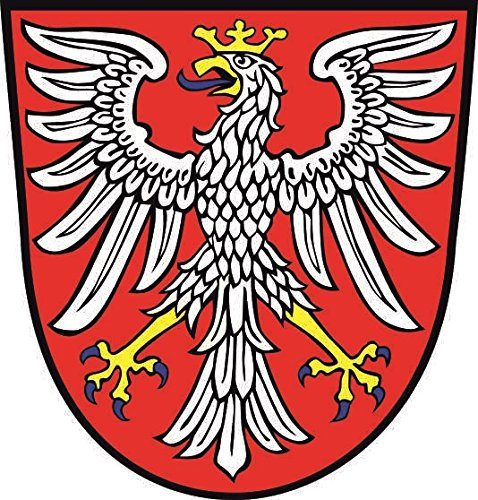 U24 Aufkleber Frankfurt Wappen Autoaufkleber Sticker Konturschnitt