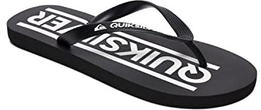 Zapatos de baño y ducha Quiksilver Java Wordmark para hombre, negro (Negro/(Xkkw Black/Black/White) Xkkw), 38 EU