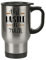 Travel Mug - The Hustle is Real - Stainless Steel - Funny, Quotes - Reusable Coffee Cup