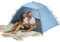 Forceatt Strandmuschel, Tragbar Extra Light Strandzelt, Sonnenschutz Strand, für 3-4 Personen, Mit Uv Schutz 50+, Einfache Installation, für Familie, Strand, Garten, Camping