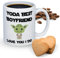 Yoda Mug avec inscription « Best Boyfriend », cadeau d'anniversaire pour votre petit-ami