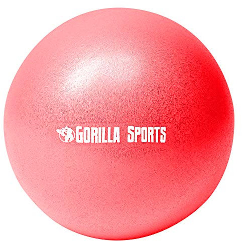 GORILLA SPORTS Mini Pilates Ball 18-28 cm Farbe Rot, Größe 28 cm