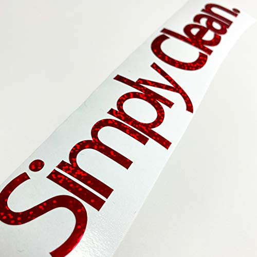 Auto Aufkleber Simply Clean Car Style Tuning Sticker NEU Hologramm Oilslick Rainbow Shiny flip Flop Zylinder Kolben Zündkerze Turbo Limited Edition Performance