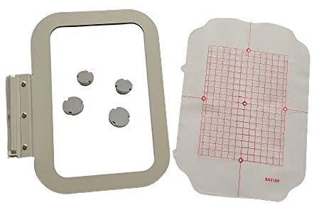 YICBOR Metall/Magnetrahmen für Brother/Babylock-Stickmaschine 12,7 x 17,8 cm (SA439) INNOV-is: 1500D, 2200D, 2500D, 2800D, 4000D, 5000D, Dreammaker VE2200, VM6200D, Duetta 4700D Quattro 600 0D 6700D