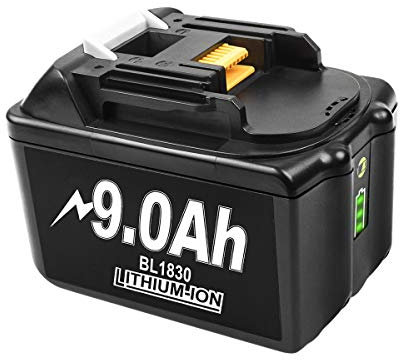 Batteria di ricambio BL1890B per Makita 18 V 9000 mAh per Makita BL1860 BL1850B BL1850 BL1840B BL1835 BL1830 BL1815 LXT-400 194204-5 194205-3 con indicatore LED