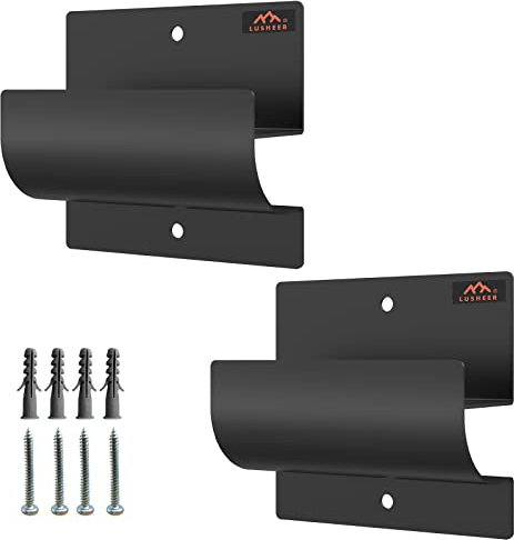 Garage Storage Organizer - Wall Mount Wheelbarrow, Patio Furniture, Chair & Ladder - Garage Storage Organizer 2 Pack