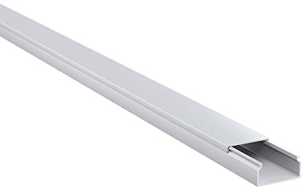 Kabelkanal aus hochwertigem PVC weiß Kabelleiste 2m - 5 Stück - 20x10mm