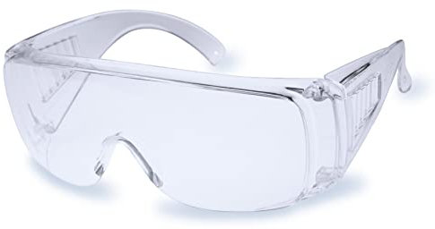 RODOPI ProLense-Protect Schutzbrille für Brillenträger Sicherheitsbrille klar EN 166 1F Arbeitsschutzbrille Baustelle Labor Überbrille Arbeit ANSI Z87.1 (3)
