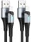 BLACKSYNCZE iPhone Charger Cable [2Pack 2M/6.6FT] Lightning Cable MFi Certified iPhone Cable Nylon Braided Lightning Fast Charging Cable for iPhone 14 13 12 11 Pro Max XR XS X 8 7 6s Plus 5s - Black
