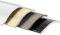 Floordirekt Übergangsprofil selbstklebend | Übergangsleiste Höhenausgleich bis 11 mm aus Aluminium | Anpassungsprofil 38 mm x 100 cm Höhenausgleichsprofil | einfache Montage (6 Stück Gold)