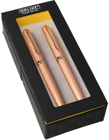 ELEGANZA DIAMOND SET PLUMA Y BOLIGRAFO ROSE 34665