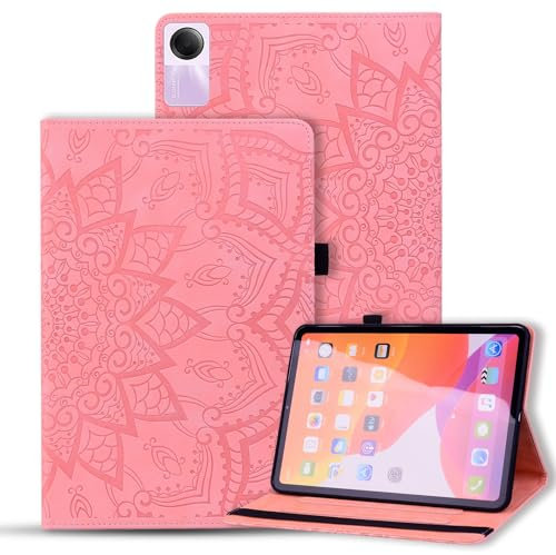 Vaitasy Custodia Xiaomi Redmi Pad SE 11 Pollici 2023 Cover Flip Book Custodia con Supporto Funzione per Redmi Pad SE 11 2023 - Mandala Rosa