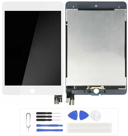 Générique Écran LCD pour ipad Mini 5 7.9 2019 A2133 A2125 A2124 A2126 Écran LCD Ensemble de numériseur Tactile Remplacement d'écran (Blanc)