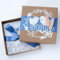 Elegante Hochzeits-Geschenkbox mit Trockenblumen und Schleifen – Stilvolle Geldgeschenk-Verpackung für das Brautpaar – Handgemachte Geschenkbox für Hochzeit und besondere Anlässe