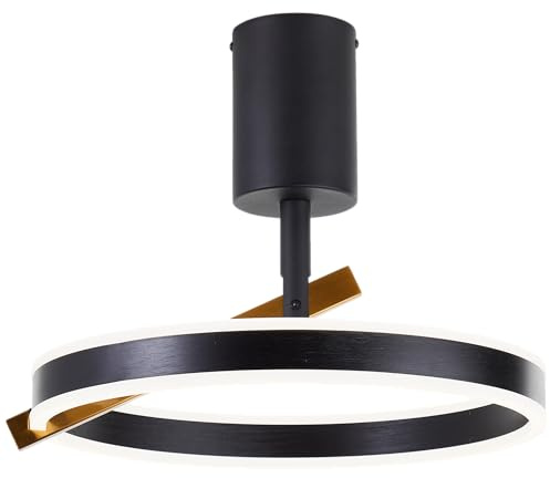 Lightbox LED Deckenlampe mit doppeltem LED Profilrahmen & CCT (3000-6500 K) | LED Deckenlampe mit doppeltem LED Profilrahmen & CCT (3000-6500 K) | per Fernbedienung dimmbar | Deko Deckenleuchte das Büro