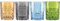 Nachtmann, Set di 4 bicchieri da whisky in cristallo, 345 ml, Highland, colore: fumo, ambra, acqua, resada