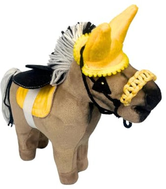 X-Group4th Zubehör für Baby Horse Mini- Pferdezubehör - Ausrüstung Hobby Horse - Set nr1 Schabracke, Sattel, Ohrenklappen, Halfter - Farbe Blau