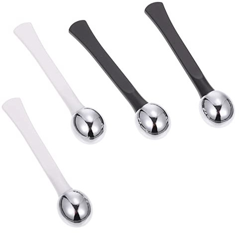 COLLBATH 4 Stück Stick importieren Auge gegen Gesichtswerkzeuge Gel eye massager electric Hautpflegemittel Applikatoren für Gesichtscremes Make -up -Tools Harz
