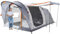 Skandika Tunnelzelt Egersund 3 Sleeper Protect | Camping Zelt für 3 Personen, Sleeper Technologie, eingenähter Zeltboden, nachtschwarz Schlafkabine, 2 m Stehhöhe (3 Personen | Sleeper, grau)