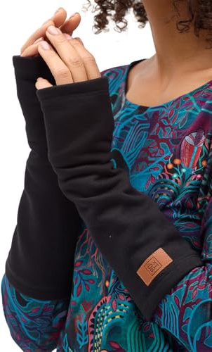 Koko KOKOworld Handstulpen Puffy Damen, Armstulpen aus Bio-Baumwolle Hergestellt aus warmem, angenehm gekrempeltem Sweatshirtstoff, Perfekt für Winterzeit, Elasthan, Grammatur 260-280 g/m2