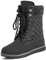 Polar Boot Damen Gesteppt Kurz Schnee Winter Kunstpelz Warm Dauerhaft Wasserdicht Stiefel - 7 - BLK40 AYC0528