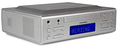 Blaupunkt Küchenradio KRC 30 SV, PLL-UKW-Radio, Aux-In, CD-Wiedergabe, Hintergrundbeleuchtetes LC-Display, 2 Kurzzeitwecker Silber