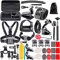 Navitech 50-in-1 Action Camera Accessories Combo Kit with EVA Case - Compatible With The APEMAN 4K Action Waterproof Camera