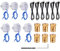 6 Set Cup Turner Kits Accessories for Crafts Tumbler,Includes Synchronous Turntable Motors,Coupling Connectors,Switch Cords- for Cuptisserie,Tumbler Cup Rotator Machince (5-6RPM)