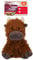 Rosewood Rope Core Cow Toy for Dogs, Tough Dog Toy with Hidden Squeaker, Soft & Durable Plush Toy