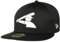 New Era 59Fifty Clubhouse White Sox Cap Basecap Baseballcap Flat Brim Fitted MLB Chicago (7 1/2 (59,6 cm) - schwarz)