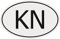 U24 Aufkleber Autokennzeichen KN = Grönland Autoaufkleber Sticker