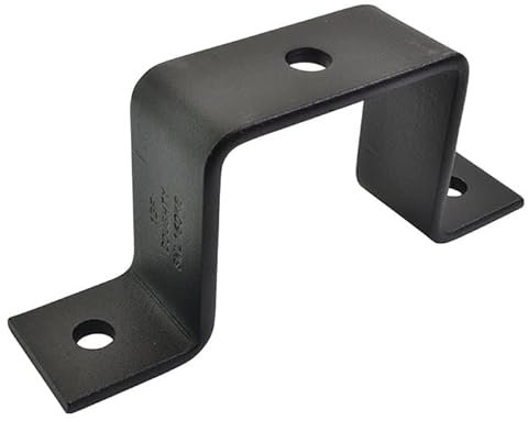 Ceiling Saddle Clamp For Suspending 48-50mm Bar - Black Finish