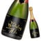 2 Stück Geburtstags-Flaschenetikett; Happy Birthday Etikett für Sekt- & Weinflaschen selbstklebend; Geburtstags-Geschenk für Männer & Frauen (14,8 x 10,5 cm) (40. Geburtstag)