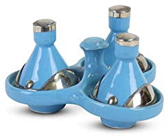 Tajine mini Hellblau mit Metall 3-teilig | Safaary