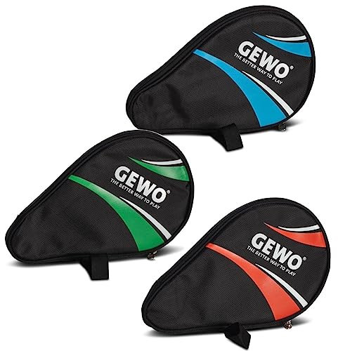 GEWO Rundhülle Master - Robuste Tischtennisschläger-Hülle für einen Schläger - Tischtennis-Tasche mit gepolstertem Schlägerfach ohne Ballfach - Einzel-Tischtennisschläger-Tasche