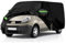 Autoschutzhülle Auto Abdeckung Geeignet für Renault Trafic 2010-2023, LWB Autoabdeckung Auto Abdeckplane mit Türreißverschluss Schloss und winddichten Bändern für Sonne Schnee Regen Staubschutz