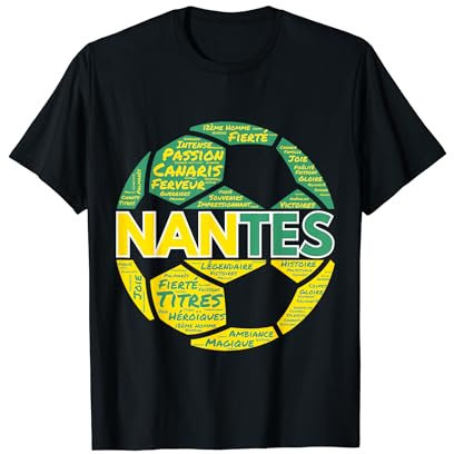 Nantais Cadeau Supporter Nantes Foot Football Nantaise T-Shirt