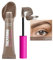 Tinted Brow Glue, Brow Tint, Instant Eyebrow Styler Tinted Brow Gel, Waterproof Tinted Eyebrow Gel with Brush, Long Lasting Brow Gel Tint for Fuller Looking Eyebrows(Taupe)
