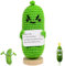 Yizemay Positive Pickle Set, Emotional Support Pickle, Creative Mini Plüsch Figuren Positive Pickle,Handmade Emotional Support Pickled Cucumber Gift für Freunde (A)